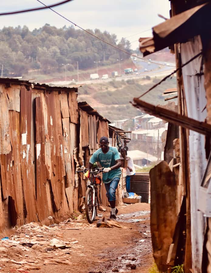 A Visit To KIBERA The Chocolate City. - Walking through Chocolate City