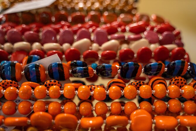 African Gemstones, Garnets Jewelry, Beads & Crafts Shopping Tour - Kobe Tough Beads: watching the work and making your own jewelry