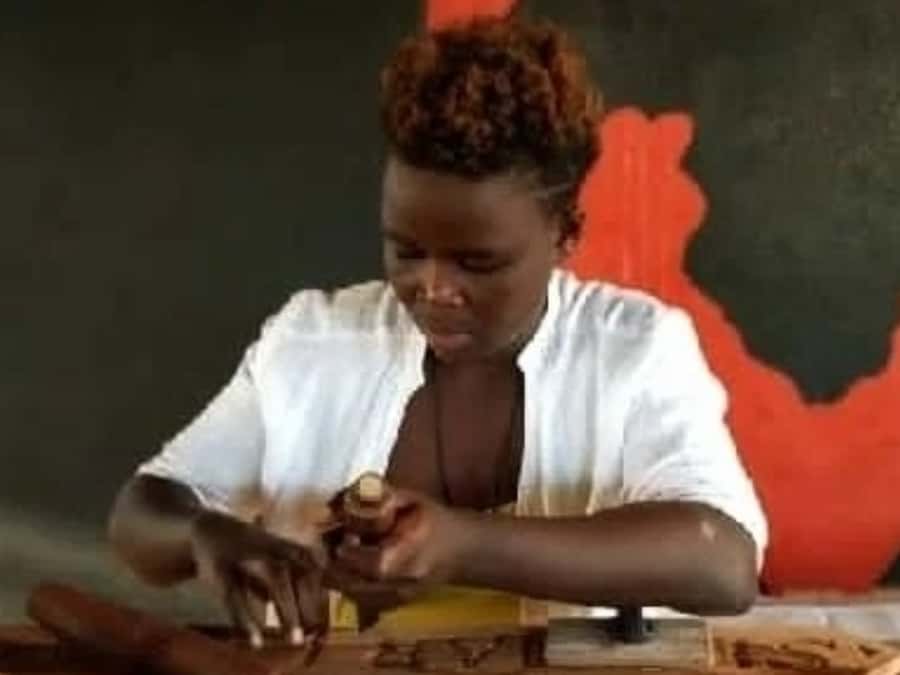 Beginner Swahili Woodcarving Classes with Woman Woodcarver - Meeting Almasi at Peponi Hotel