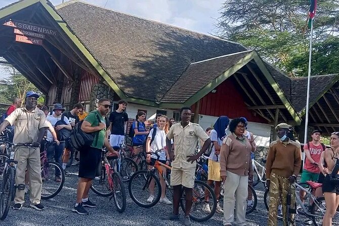 Bike Tour at Hell's Gate National Park, Boat Ride at L. Naivasha - Fischers Tower and the choice to climb