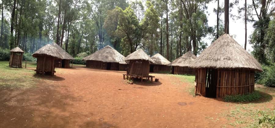 Bomas of Kenya Cultural tour - Leaving Nairobi for the 10-kilometer ride