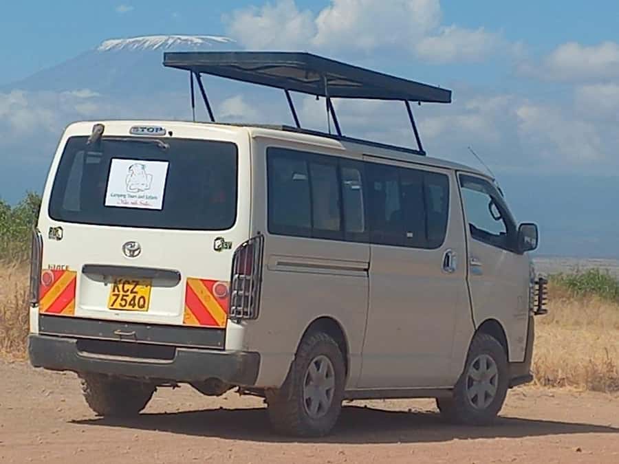 DAY TRIP AMBOSELI NATIONAL PARK FROM NAIROBI BUDGET SAFARI. - A Picnic Break Inside the Park