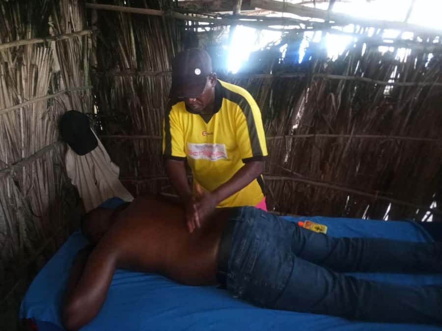 Diani Beach: Authentic Traditional Massage with Sea View - Meeting near the beach bathrooms