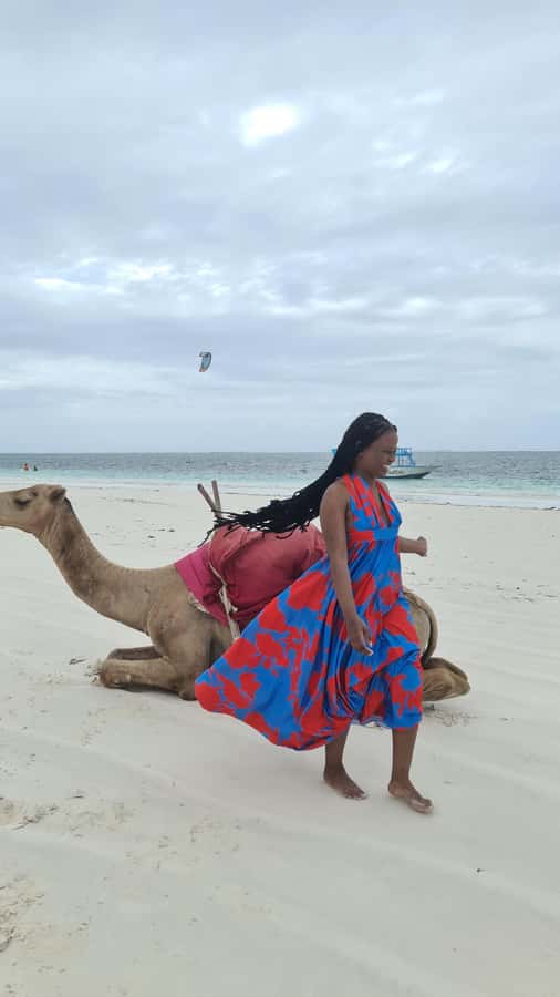 DIANI: BEACH CAMEL RIDE - The crew, photos, and the human touch