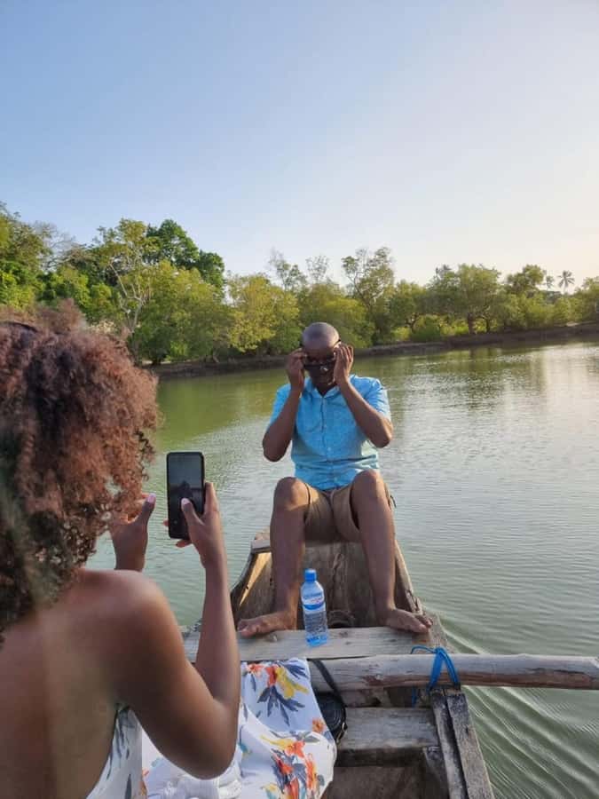 Diani Beach: Kongo River Estuary Sundowner Boat Tour - Reaching the River Where Diani Meets Tiwi