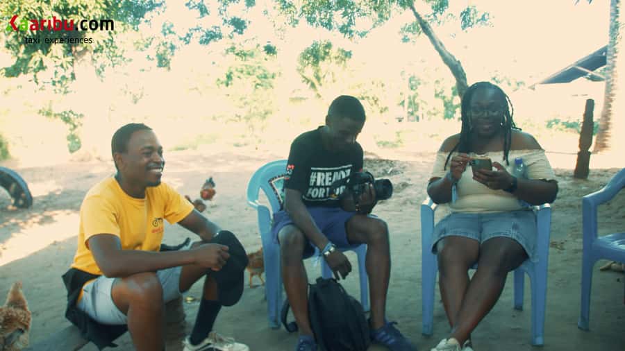 Diani Beach: Village tour on a bike with hotel pick-up - The school visit adds a human focus
