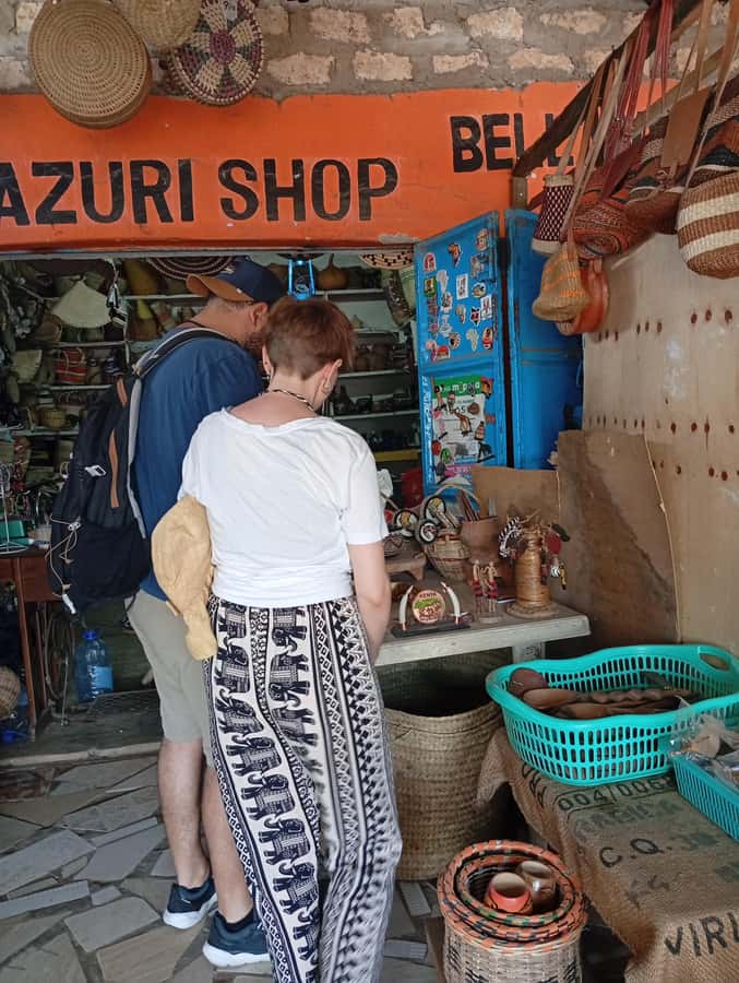 Diani: Market and Street Food Walking Tour - Walking through Ibiza Market in Diani
