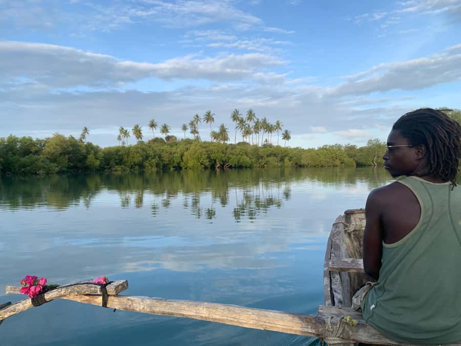 Diani: Sunset Canoe Tour along the River with Mangroves - Kongo River Beach and the mangrove creeks