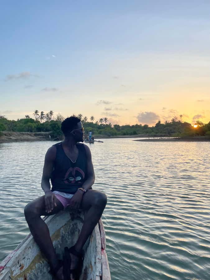 Diani: Sunset Canoe Tour along the River with Mangroves - What the $28 price really gives you