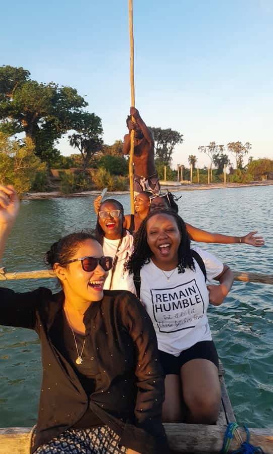 Diani: Sunset Cruise along Kongo River on Wooden Canoe boat - A gentle river outing from Diani