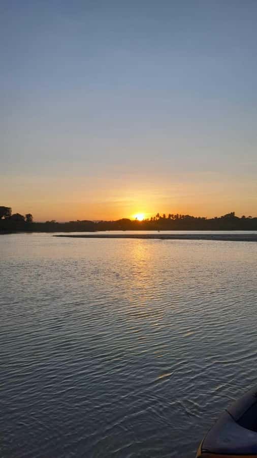 Diani: Sunset Cruise along Kongo River on Wooden Canoe boat - The 15-minute tuk-tuk ride to Kongo Beach