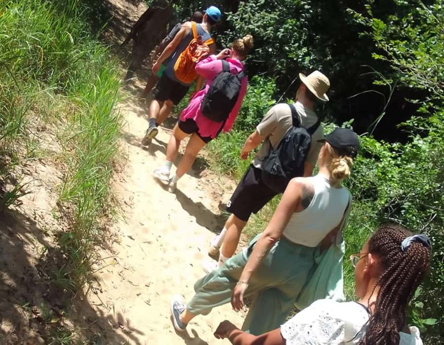 From Diani: Full Day Shimba hills tour with Sheldrick Falls - The 2.5-kilometer walk to Sheldrick Falls