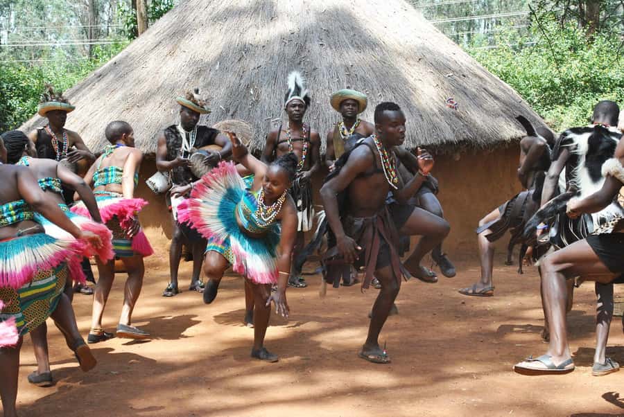 Giraffe Center, Elephant Orphanage and Bomas of Kenya Tour - Kenyan music and dance at Bomas of Kenya