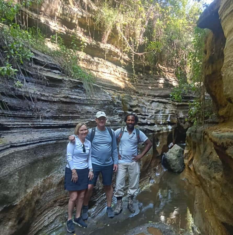 Group joining day tour to Hell's Gate and Lake Naivasha - Crescent Island is the most personal wildlife option