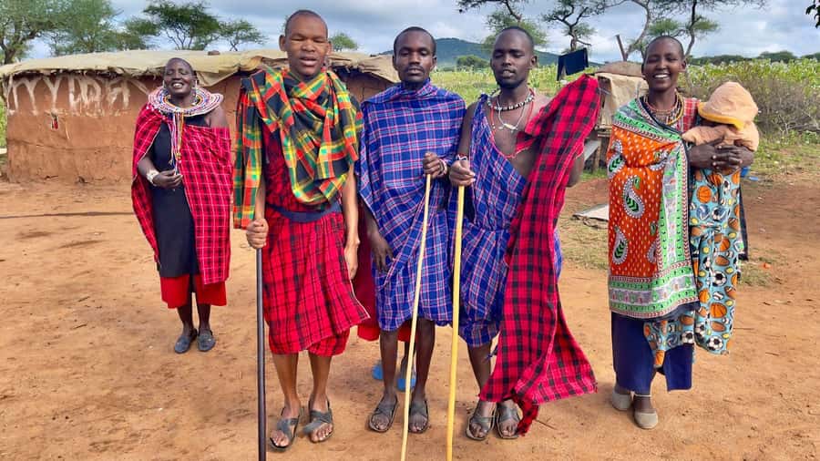 Kenya: Maasai Village Visit with Traditional Dance Show - Fire-making, spear throwing, and shared songs