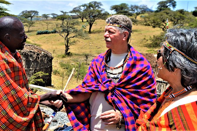 Maasai Magic - A Day Which You Will Never Forget - A welcome with song, dance, and Maasai shuka cloth