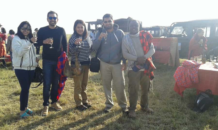 Maasai Mara: Hot Air Balloon Safari & Champagne Breakfast - From balloon inflation to sunrise above the reserve