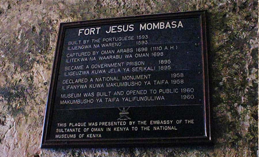 Mombasa: Historical Guided city tour. Old town, Fort Jesus - Fort Jesus and the first hour of history