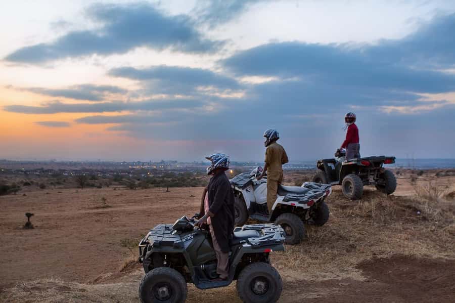 Nairobi: ATV/Quad Bike Wildlife Safari with Transfers & meal - Safety instructions and your first quad-bike lesson