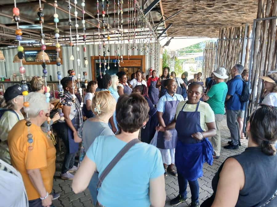 Nairobi: Beads Factory Tour with Pickup & Coffee - Making earrings, bracelets, or a necklace