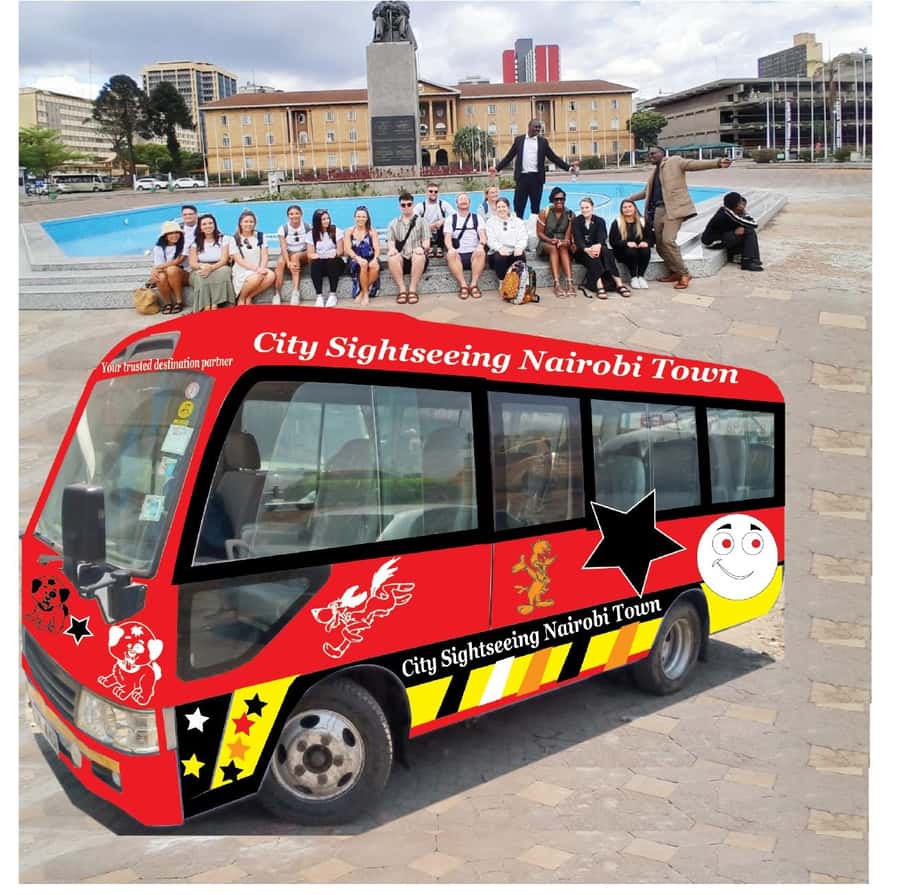 Nairobi: Hop on Hop off and Maasai market Collections Visit - KICC trades indoor exhibits for a wide view