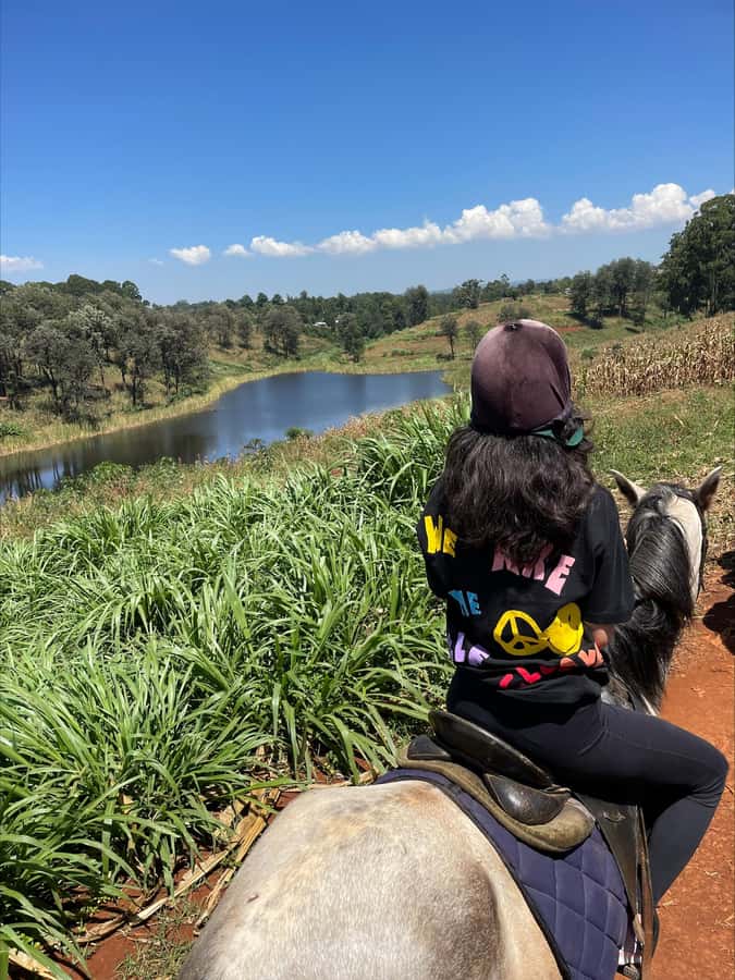 Nairobi: Horseback Riding Tour Through Maize Plantation - Forest shade and the natural dam