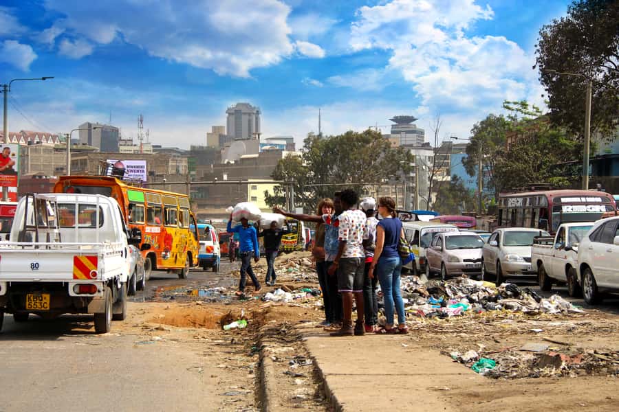 Nairobi Storytelling Tour with Former Street Kids - Meeting the Guides at City Hall Way