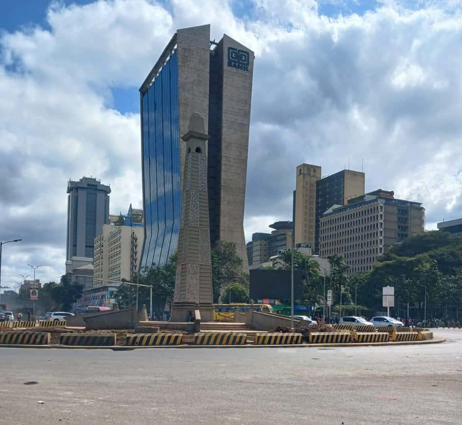 Nairobi Walking Tours, Historic and Modern Highlights - Walking toward KICC through the business district