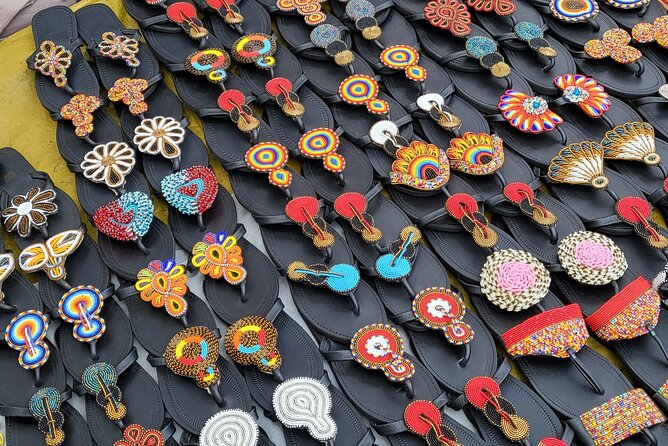 Souvenir Crafts, Fabric Shopping & Hair Braiding & City Tour - Ankara fabric and clothing in the local market