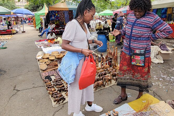 Souvenir Crafts, Fabric Shopping & Hair Braiding & City Tour - A short walk through Nairobi’s city center