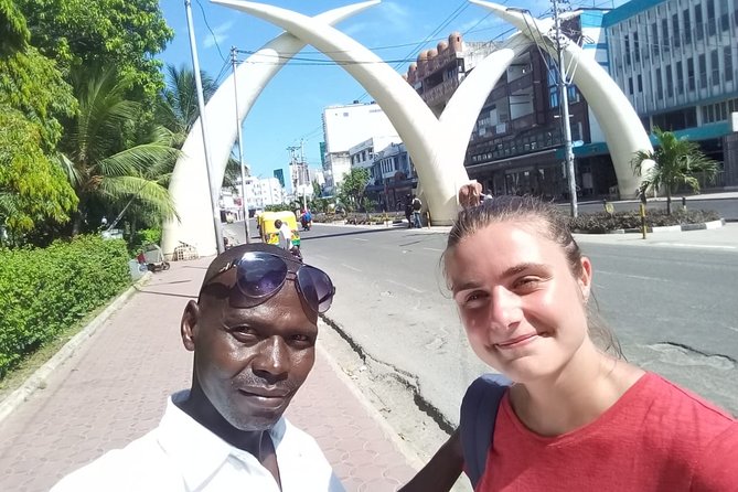 Walking Tour Through Old Town Mombasa and Fort Jesus - Starting at the elephant tusks on Moi Avenue